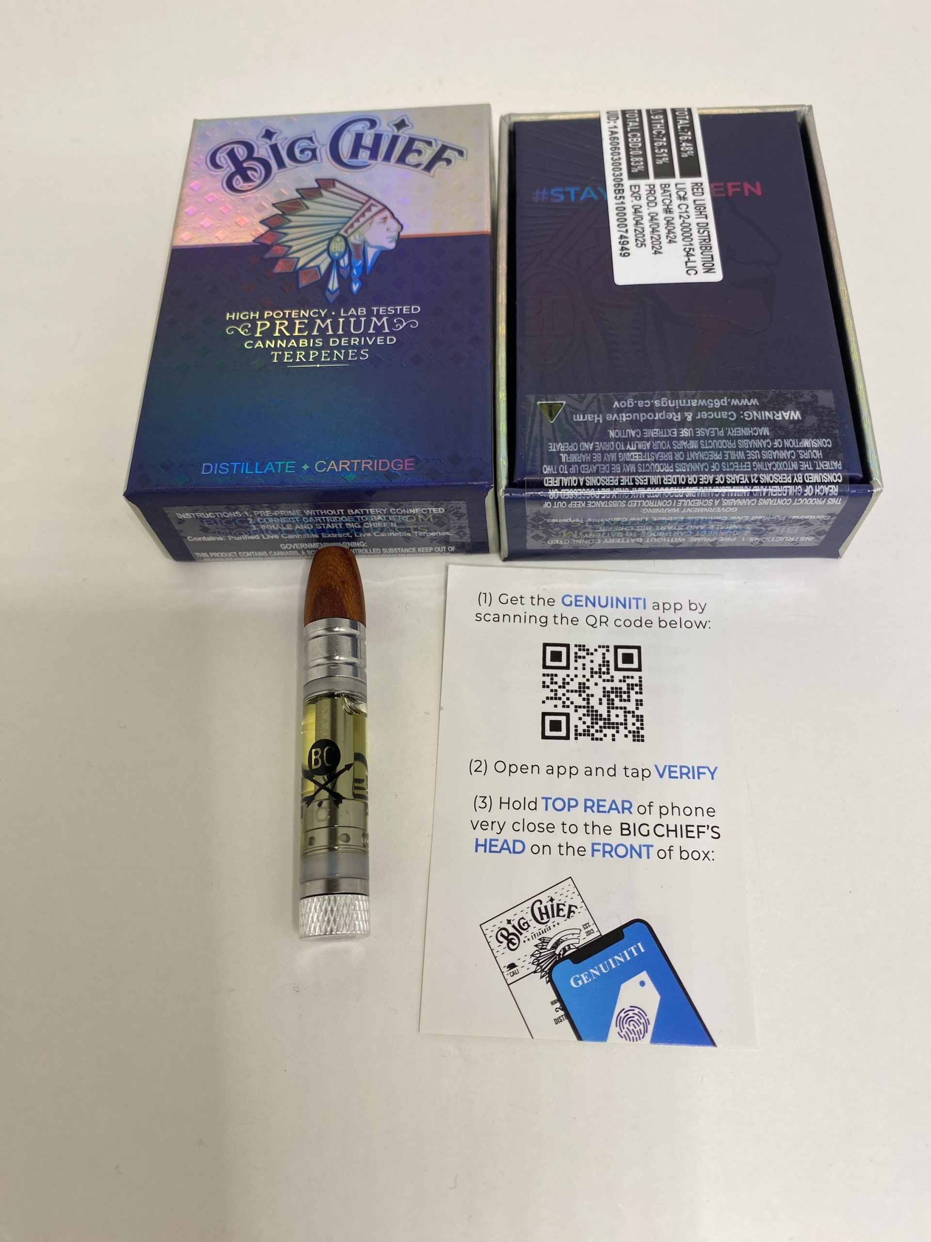 Big Chief THC Live Resin 1g