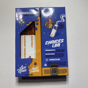 Choices Lab Disposable THC Vape Live Resin och Liquid Diamonds 0,5g+0,5g (1g)