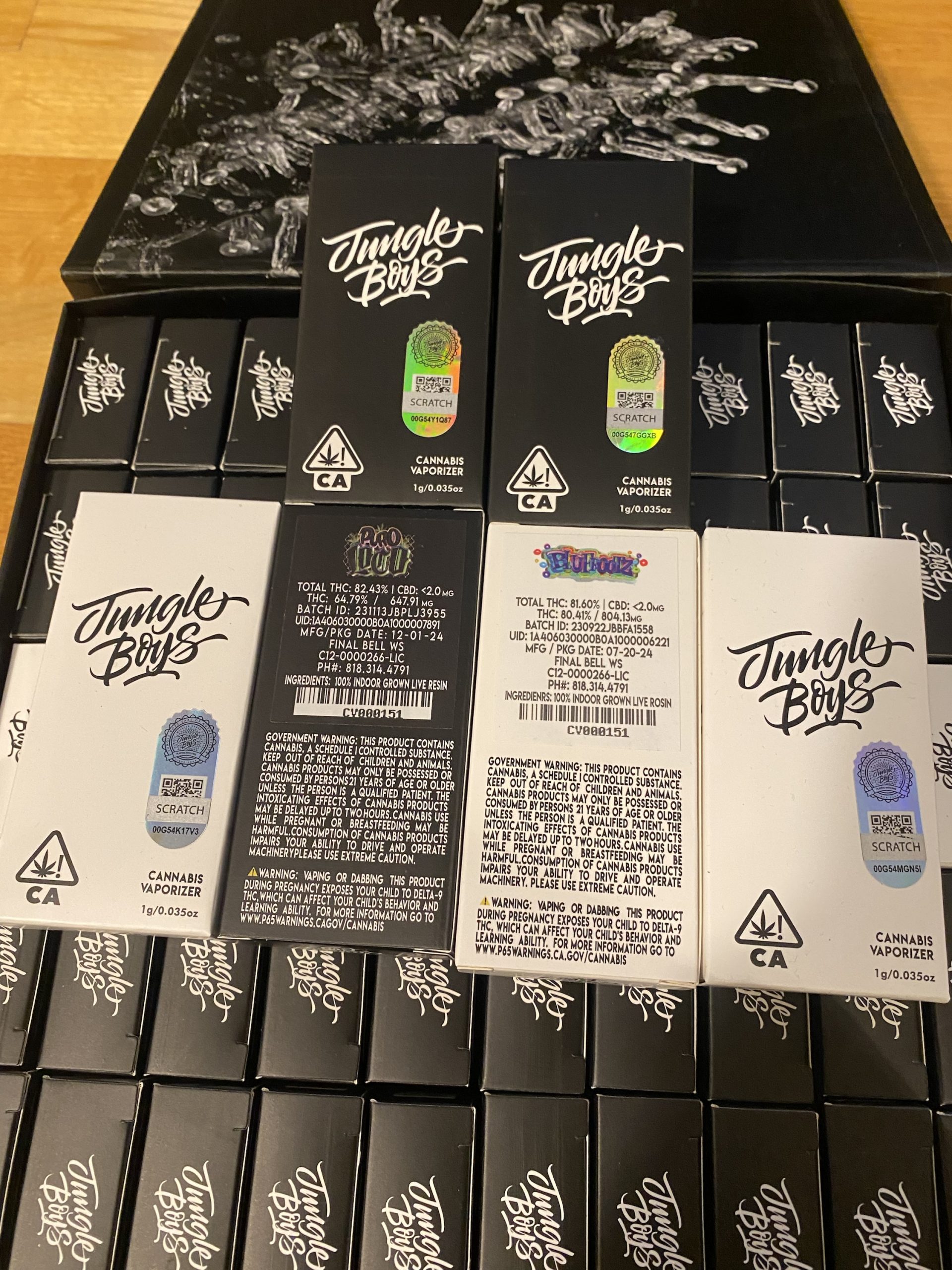 Black Jungle Boys Live Resin THC 82,43 % 1g